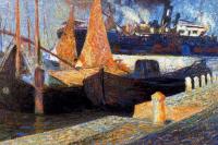 Umberto Boccioni - Boats in Sunlight